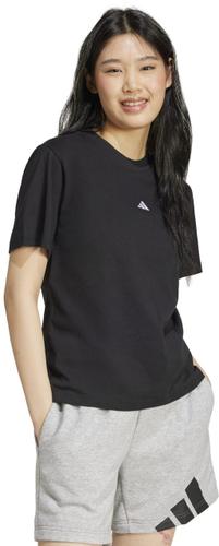 ADIDAS Damen Shirt Essentials Small Logo Cotton S in Schwarz