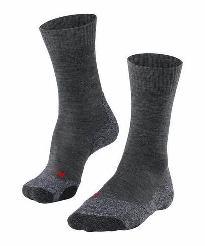 FALKE Herren Wandersocken TK2 Asphaltgrau