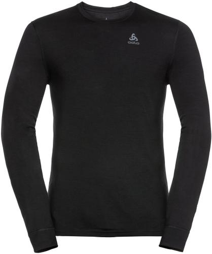 ODLO Herren Langarm Shirt BL TOP crew neck l/s MERINO 200 L in Weiß