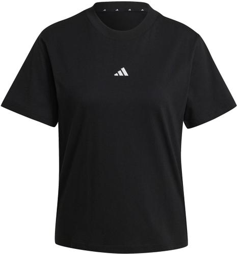 ADIDAS Damen Shirt Essentials Small Logo Cotton S in Schwarz
