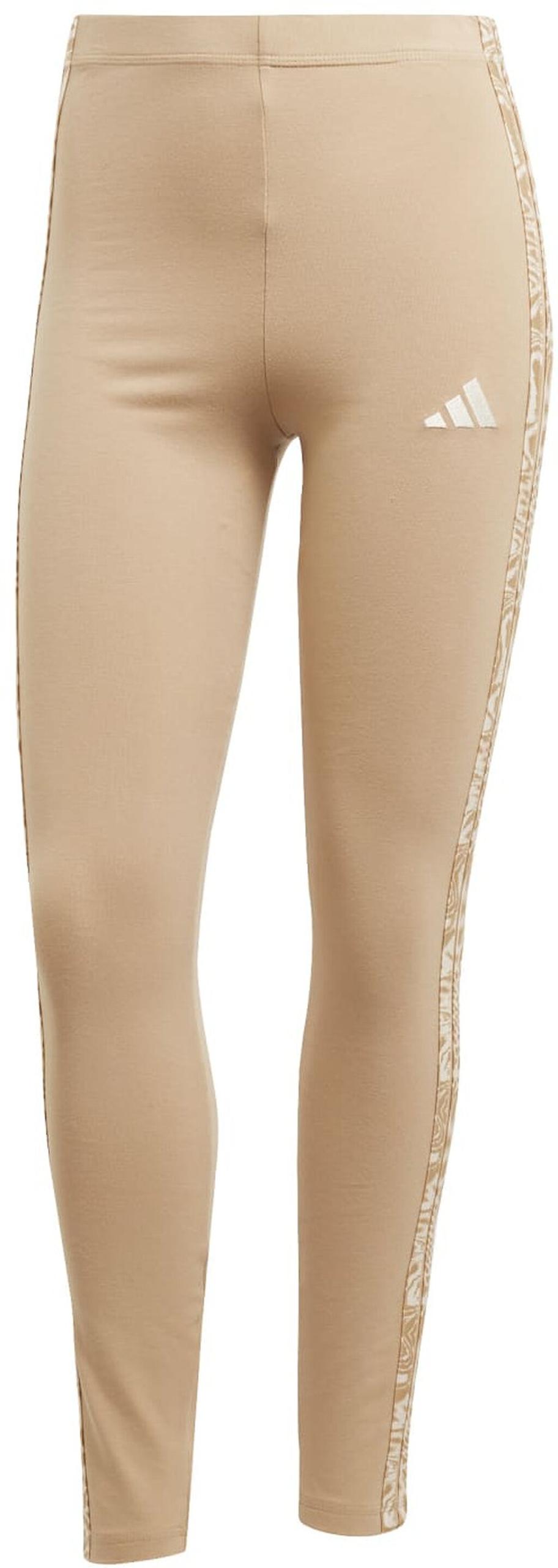 ADIDAS Damen Tight RC Essentials Seasonal Animal-Print XS in Braun