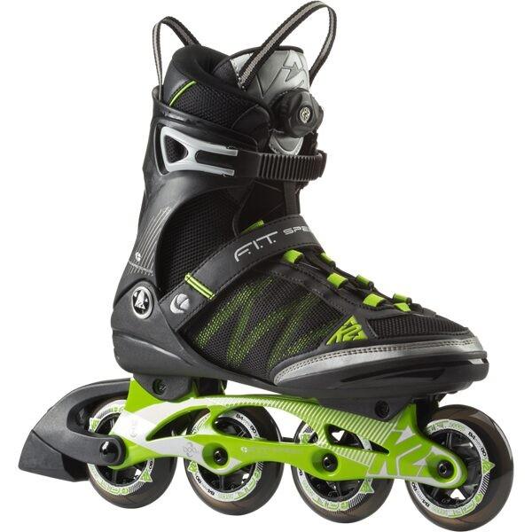 K2 Herren Inlineskates F.I.T. 84 SPEED BOA M Schwarz/Grün 47