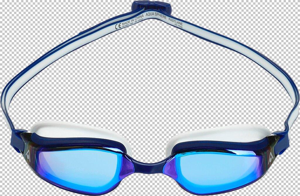 AQUASPHERE Herren Brille FASTLANE L in Blau
