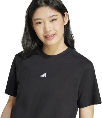ADIDAS Damen Shirt Essentials Small Logo Cotton S in Schwarz