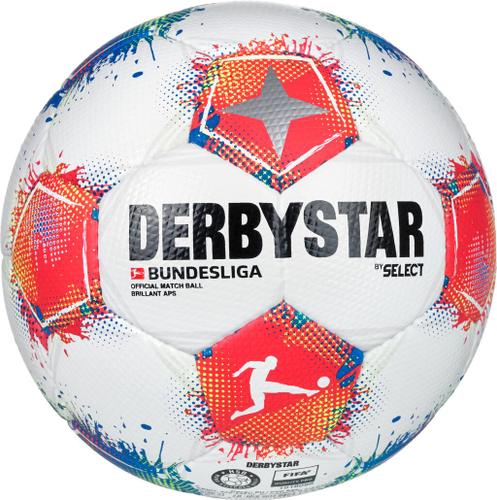 DERBYSTAR Ball Bundesliga Brillant APS v25 5 in Weiß