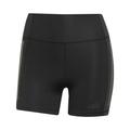 ADIDAS Damen Tight Optime 3-Streifen kurze (Länge 5 Zoll) M in Schwarz