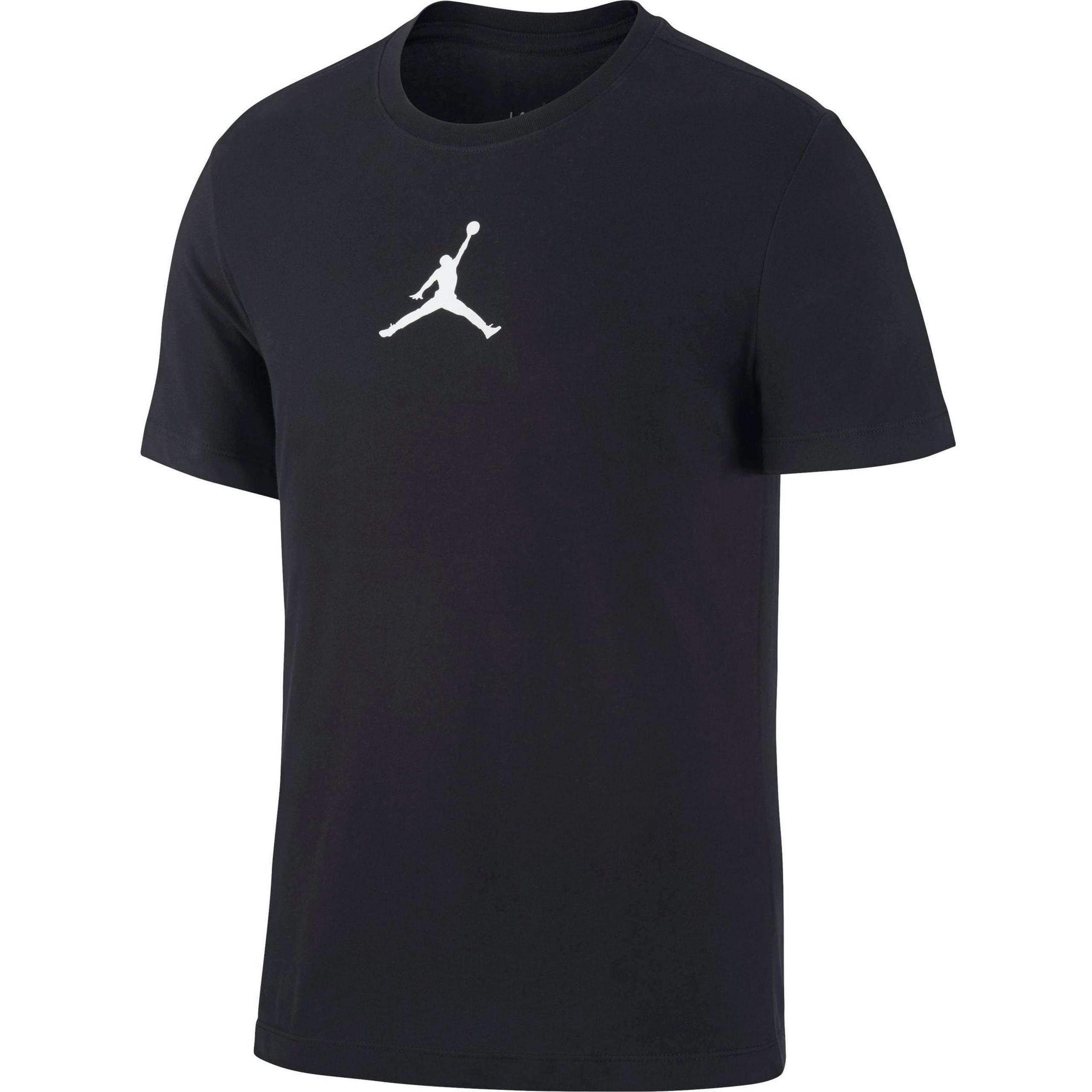 NIKE Herren Shirt JUMPMAN DF SS CREW M in Schwarz